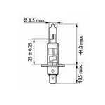 IZZÓ H1 WHITE 24V 70W P14