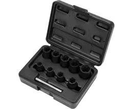 Roncsolt csavarfej leszedő készlet 10 részes 3/8 col 10-19 mm YATO