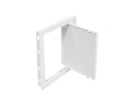 SZERVIZAJTÓ 150X150MM MŰANYAG FEHÉR