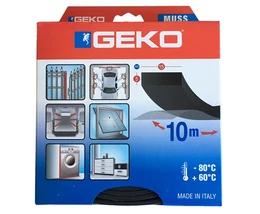 TÖMÍTŐPROFIL 15 MM X 5 MM X 10 M FEKETE GEKO