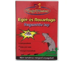 Egér- és rovarfogó rag.lap kicsi 12*17cm