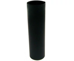 Fekete füstcső 120/80 0.5mm