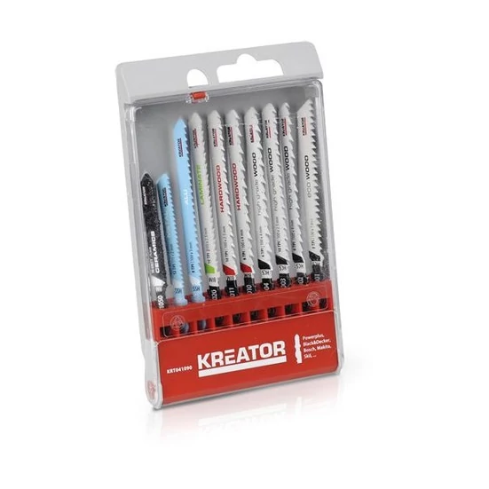 Kreator dekopír fűrészlap készlet T-szár 10db KRT041090