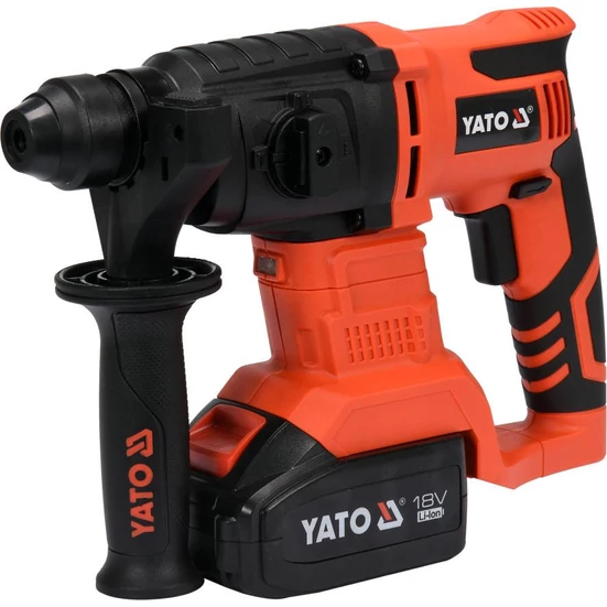 Akkus fúrókalapács 18V SDS-plus (1 x 3,0 Ah akku + töltő) YATO