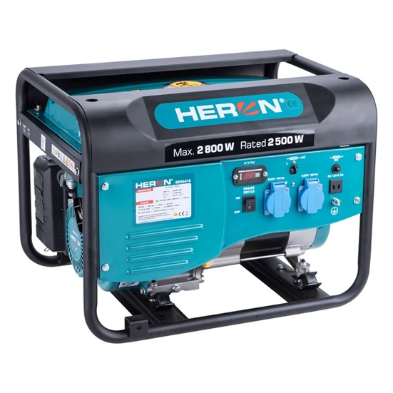 Benzinmotoros áramfejlesztő, max 2600 VA, egyfázisú
