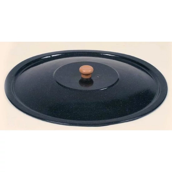 BOGRÁCSFEDŐ 22 L ZOMÁNCOZOTT 44 CM