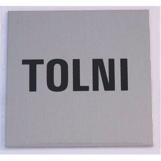 TÁBLA ALUMÍNIUM ÖNTAPADÓ 60X60MM "TOLNI"