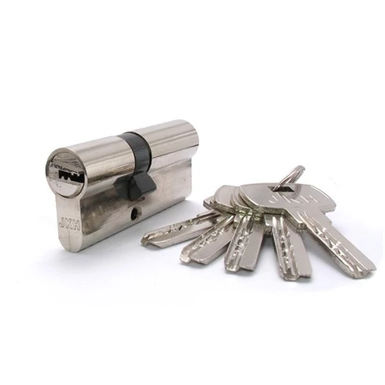 ZÁRBETÉT 50/45MM FÚRÁSVÉDETT 5 FÚRT KULCS NIKKEL