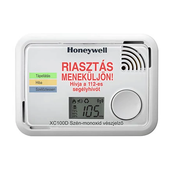 Honeywell gázérzékelő XC100D LCD kijelző