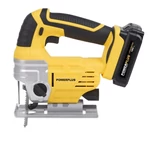 PowerPlus sárga akkus dekopírfűrész 18V Li-ion POWX0075LI
