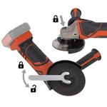 PowerPlus Dual Power akkus sarokcsiszoló alapgép 20V POWDP3510