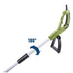 Fűszegélynyíró gép elektromos 550W, teleszkópos nyél: 70-92 cm, 30cm átmérő, 10.000 ford/perc