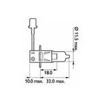 IZZÓ H3 WHITE 24V 70W PK22S