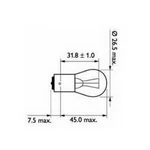 IZZÓ P21W LONG LIFE 24V 21W BA15S