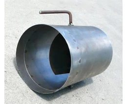 Füstcső 130/250 huzatszabályzó