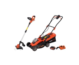 PowerPlus Dual Power akkus fűnyíró 40V+akkus fűkasza 20V+töltő+akku 40V POWDPG7557