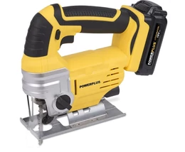 PowerPlus sárga akkus dekopírfűrész 18V Li-ion POWX0075LI