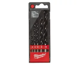 Fafúrókészlet 5 darab műanyag dobozban O4, 5, 6, 8, 10 mm MILWAUKEE