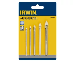 Üveg és csempefúró készlet 5 részes (4, 5, 6, 8, 11 mm) IRWIN