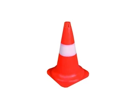 FORGALOMTERELŐ KÚP PIROS-FEHÉR 45CM