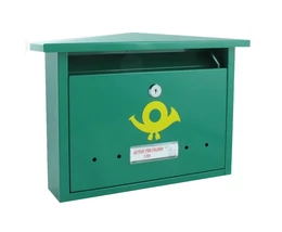 POSTALÁDA ALPESI-1 ZÁRAS ZÖLD HORGANYZOTT