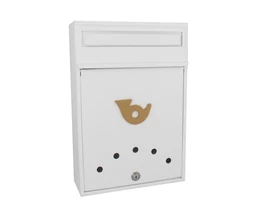 POSTALÁDA GÓLIÁT A4-S ZÁRAS FEHÉR