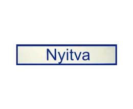 TÁBLA MŰANYAG 20X4.5CM "NYITVA"