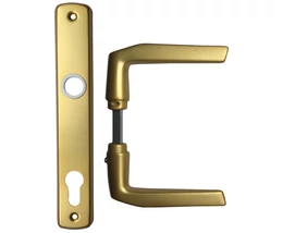 AJTÓKILINCS 410 + AJTÓCÍM 90 MM CILINDERLYUKAS F3 ELOXÁLT