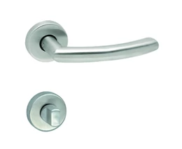 AJTÓKILINCS ROZETTÁS GINO WC INOX