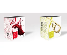 Kartondoboz Bag-in-Box 5 literes boros színes