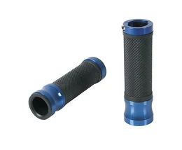 LAMPA "Metal Grips" Motorkerékpár ALU-Gumi Markolat - Kék-Fekete
