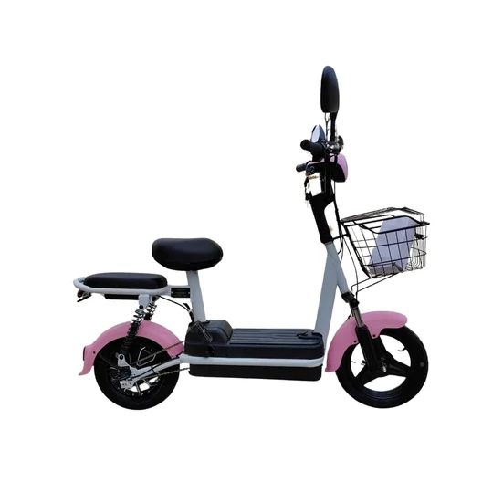 AKCIÓ Elektromos robogó, kerákpár, bicikli 350W Li-ion (Pink) HOLLANDIÁBÓL