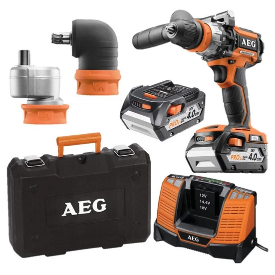 Akkus ütvefúró - csavarozó BSB 18CBL Li-402C KIT1 szett AEG