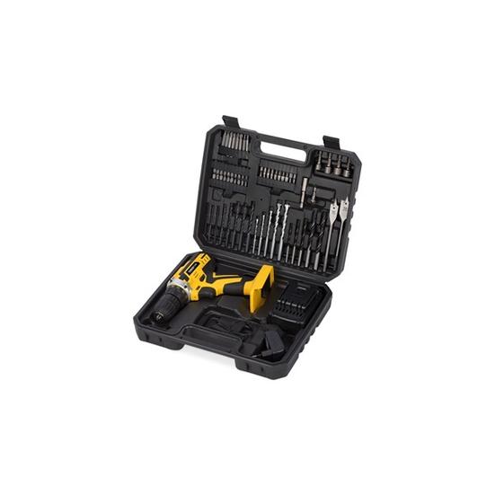 PowerPlus sárga akkus fúró - csavarozó szett 20V POWX00820