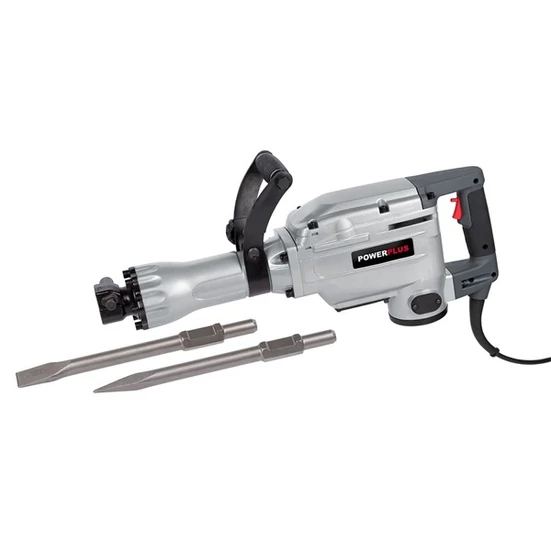 PowerPlus szürke bontókalapács 1500W+koffer POWE10090