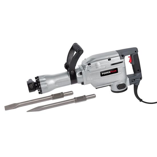 PowerPlus szürke bontókalapács 1500W+koffer POWE10090