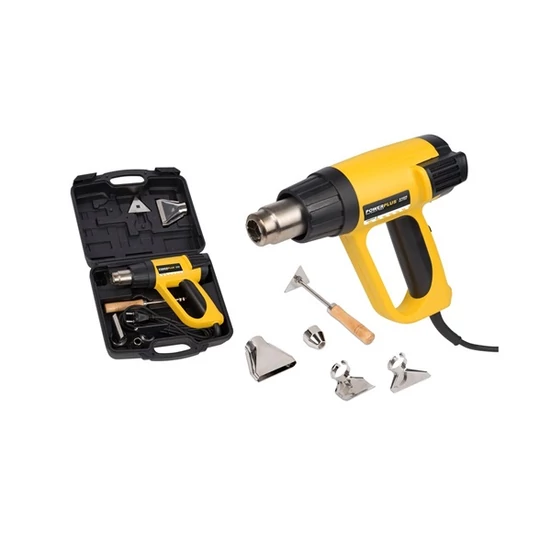 PowerPlus sárga hőlégfúvó 2000W POWX1025