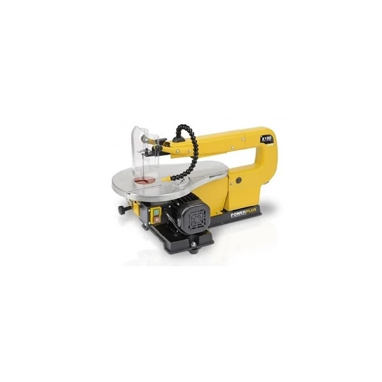 PowerPlus sárga asztali lombfűrész 85W POWX190
