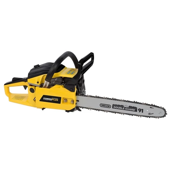 PowerPlus sárga benzines láncfűrész 45cc POWXG10220
