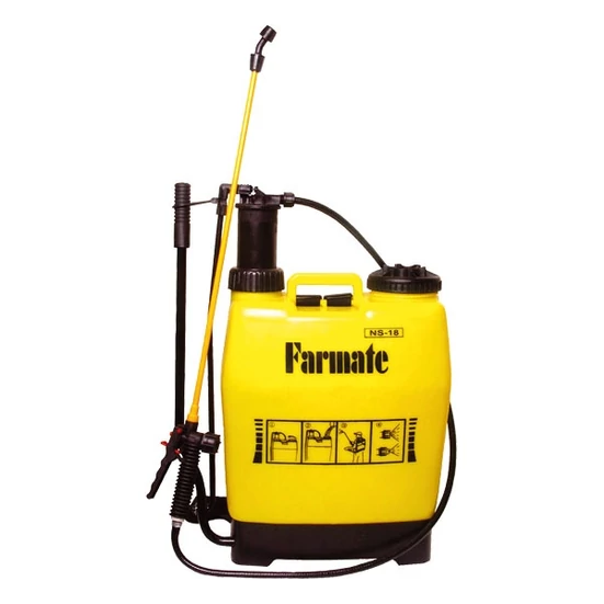 Háti permetező permetszóróval 18 liter