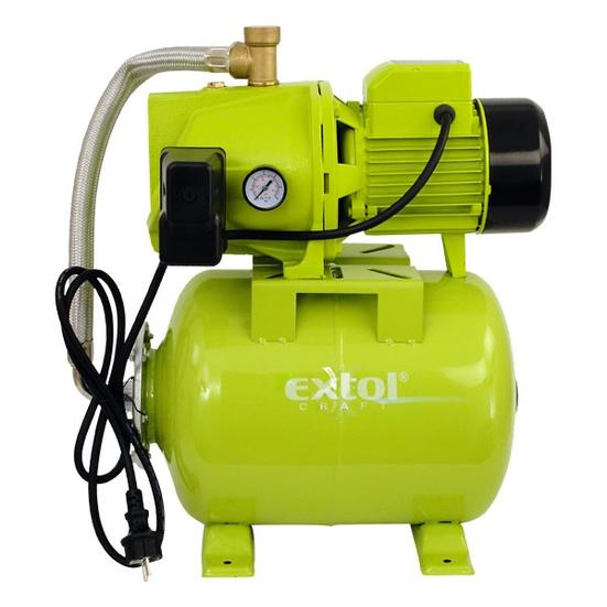 Házi vízmű 750W Extol Craft, szállító teljesítmény: 5,4m3/h, max. száll. 46 m, tartály: 20L