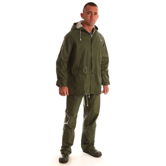 ESŐKABÁT ÉS NADRÁG ZÖLD PVC (2XL)
