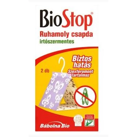 BIOSTOP ruhamoly csapda 2db-os