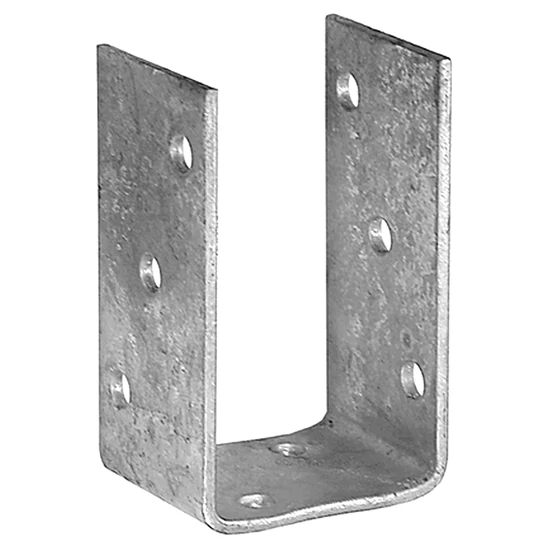 OSZLOPTALP "U" LECSAVAROZHATÓ 91 X 60 X 120 / 5 MM HORGANYZOTT