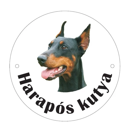 KUTYATÁBLA MŰANYAG "DOBERMANN"