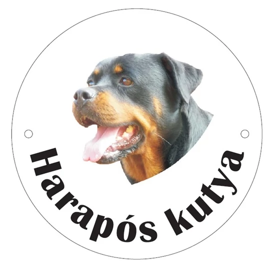 KUTYATÁBLA MŰANYAG "ROTTWEILER"