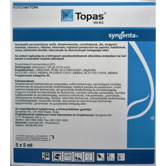 Topas 100 EC    5*5 ml   amp.