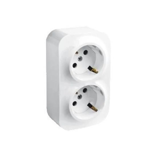LEGRAND FORIX DUPLA FÖLDELT DUGALJ IP20 FEHÉR