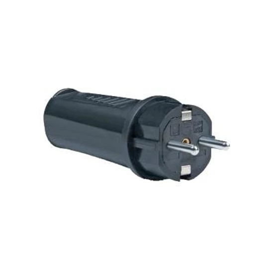 MENTAVILL GUMI DUGVILLA FEKETE 16A 250V