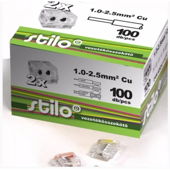 Stilo Vezetékösszekötő 2x2,5